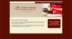 Desktop Screenshot of janscakesandcatering.com